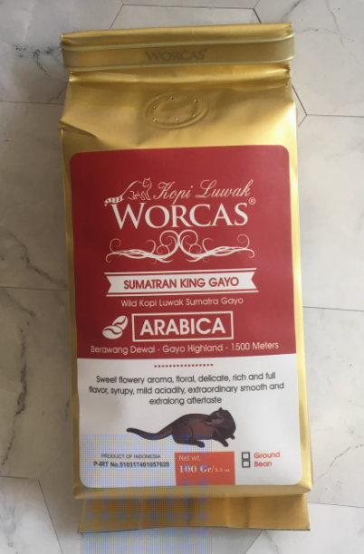 印尼WORCAS蘇門答臘貓屎咖啡豆/粉中深度烘焙香醇低酸 100克